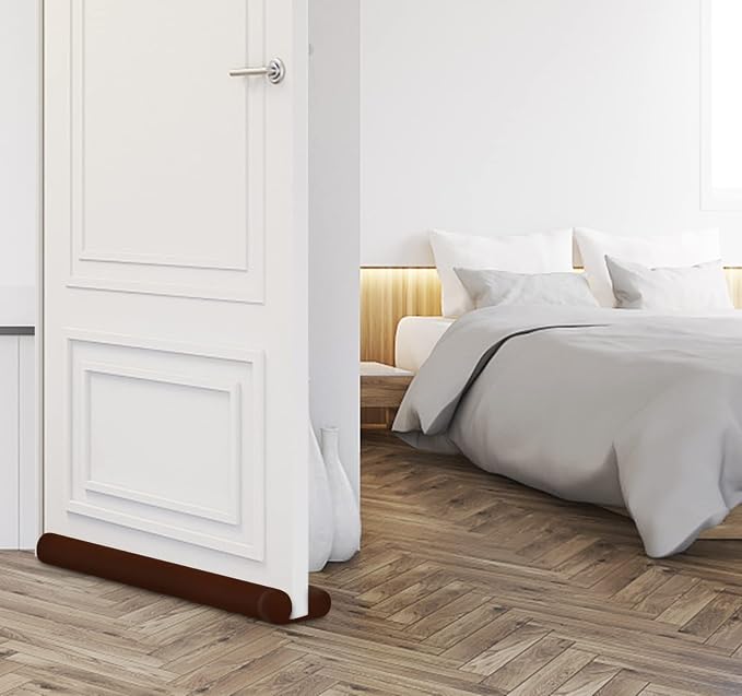 MAXTID Under Door Draft Stoppers Brown 36 Inch Door Draft Blocker Draft Stoppers - Image 2