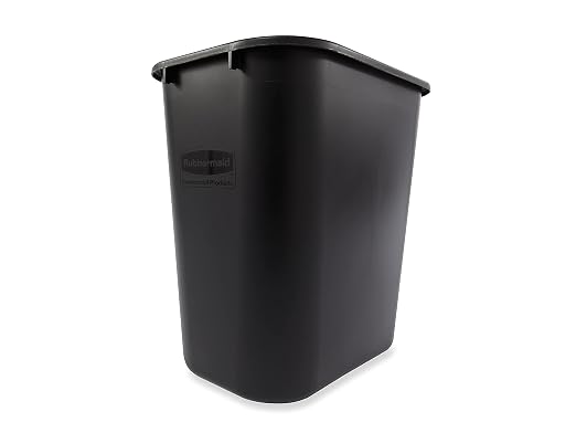 Rubbermaid Commercial Products Resin Wastebasket/Trash Can, 7-Gallon/28-Quart - Image 2