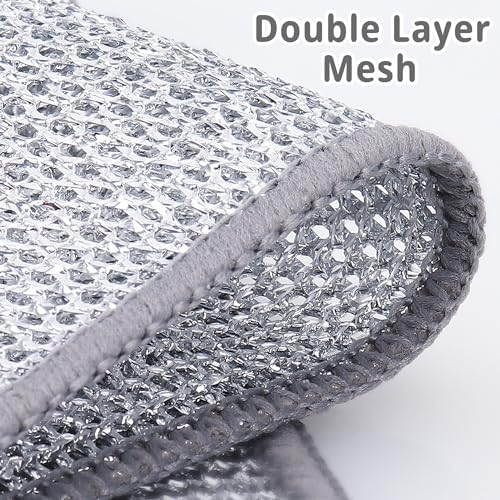Nanaborn Wire Dishwashing Rags for Wet 12pcs Multipurpose Non-Scratch Kitchen - Image 6