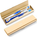 Wider Aluminum Toothbrush Travel Case, Portable Travel Toothbrush Holder by Oralphi