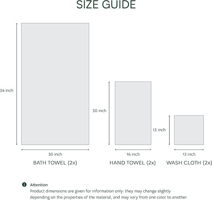 Lacoste Heritage Supima Cotton 6-Piece Towel Set, Light Denim | Highly Absorbent - Image 3