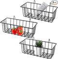Gddochn 3 Pack Grid Panel Hanging Wire Basket, Storage and Display Basket by Gddochn