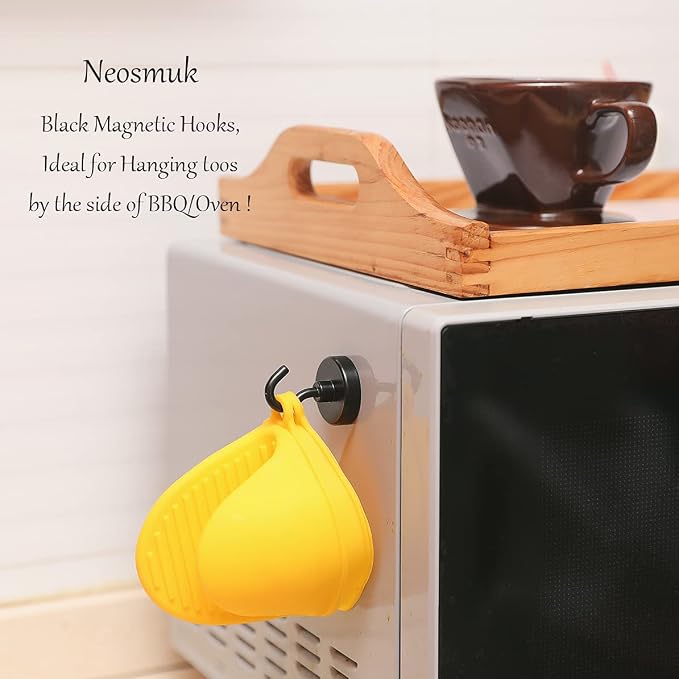 Neosmuk Magnetic Hooks, 130lb Heavy Duty, 10 Pack - Image 4