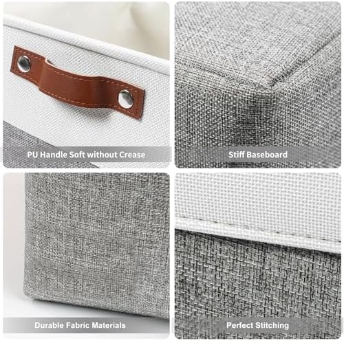 Bagnizer Storage Bins Large Fabric Storage Baskets - Image 5