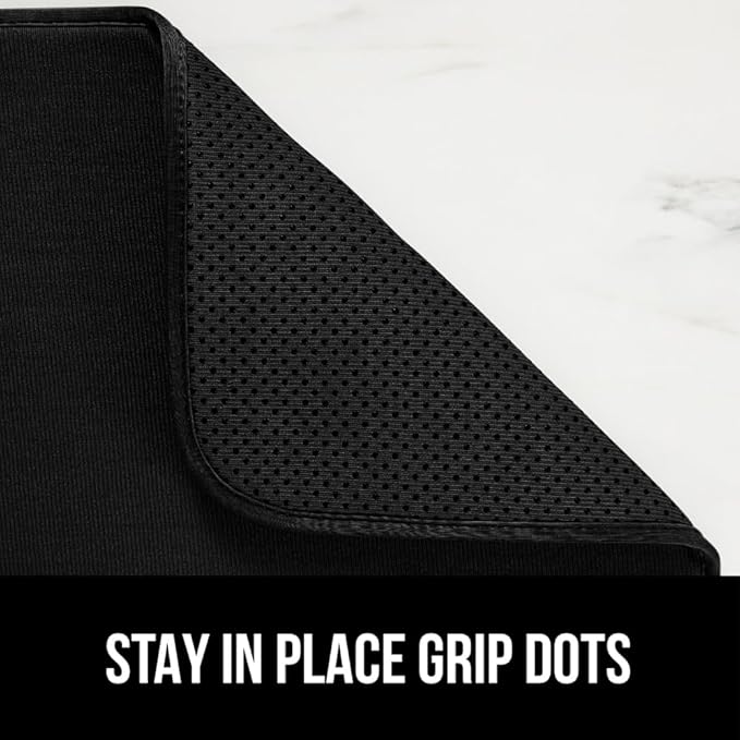 GORILLA GRIP Ultra Water Absorbent Microfiber Dish Drying Mat, 18x24 2 PK - Image 4