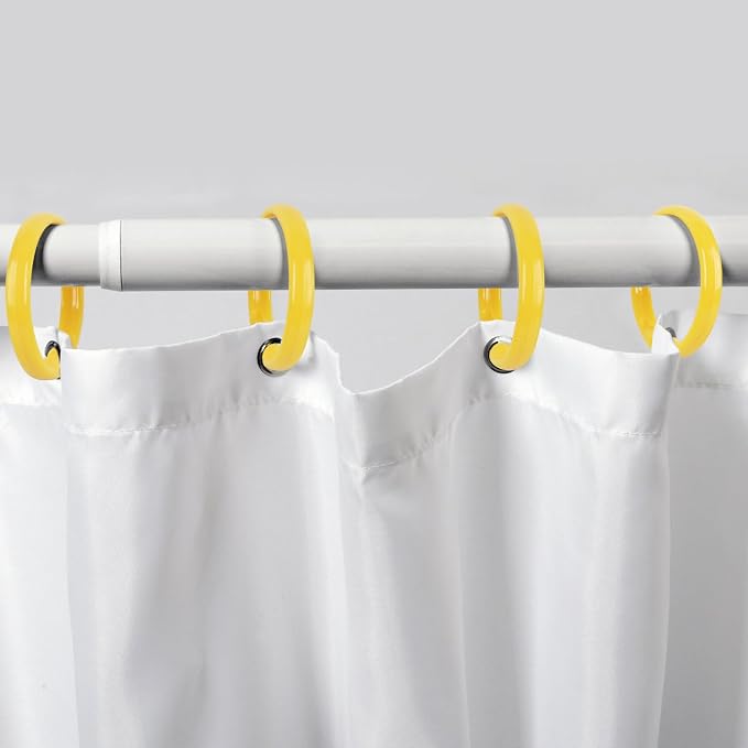 Yellow Shower Curtain Hooks - Image 5