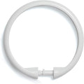 Kenney KN61217 Rust-Proof Smooth Plastic Shower Curtain Rings, Standard Shower by Kenney