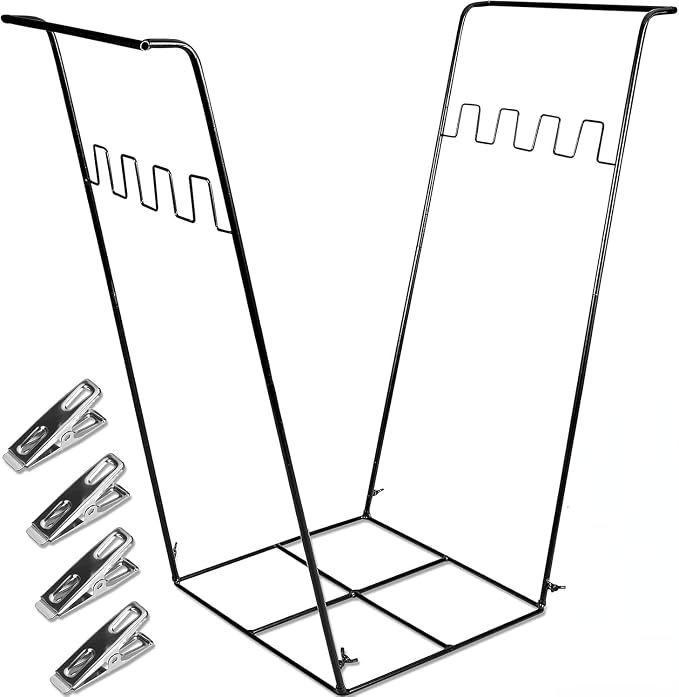 Trash Bag Holder Stand, Outdoor Garden Garbage Bag Holder Holds 30-45 Gallon by Unknown