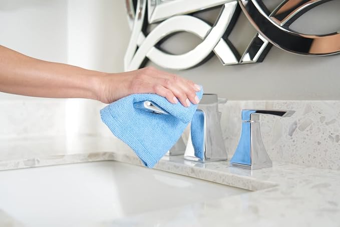 Quickie Microfiber Cleaning Cloth 14 X 14 inch, 12 Pack, All-Purpose Towel/Wiper - Image 5