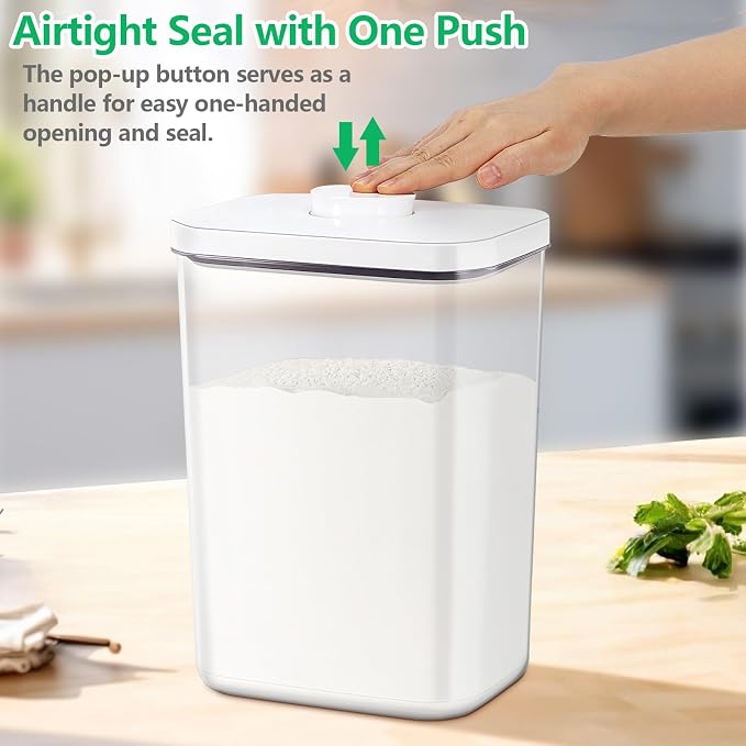 6 Qt Flour Sugar Storage Containers - Image 4