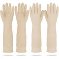 Mamison Rubber Dishwashing Gloves, Non-Slip Kitchen, Ivory XL, 2 Pairs | Korean by QualityKitchenandHome