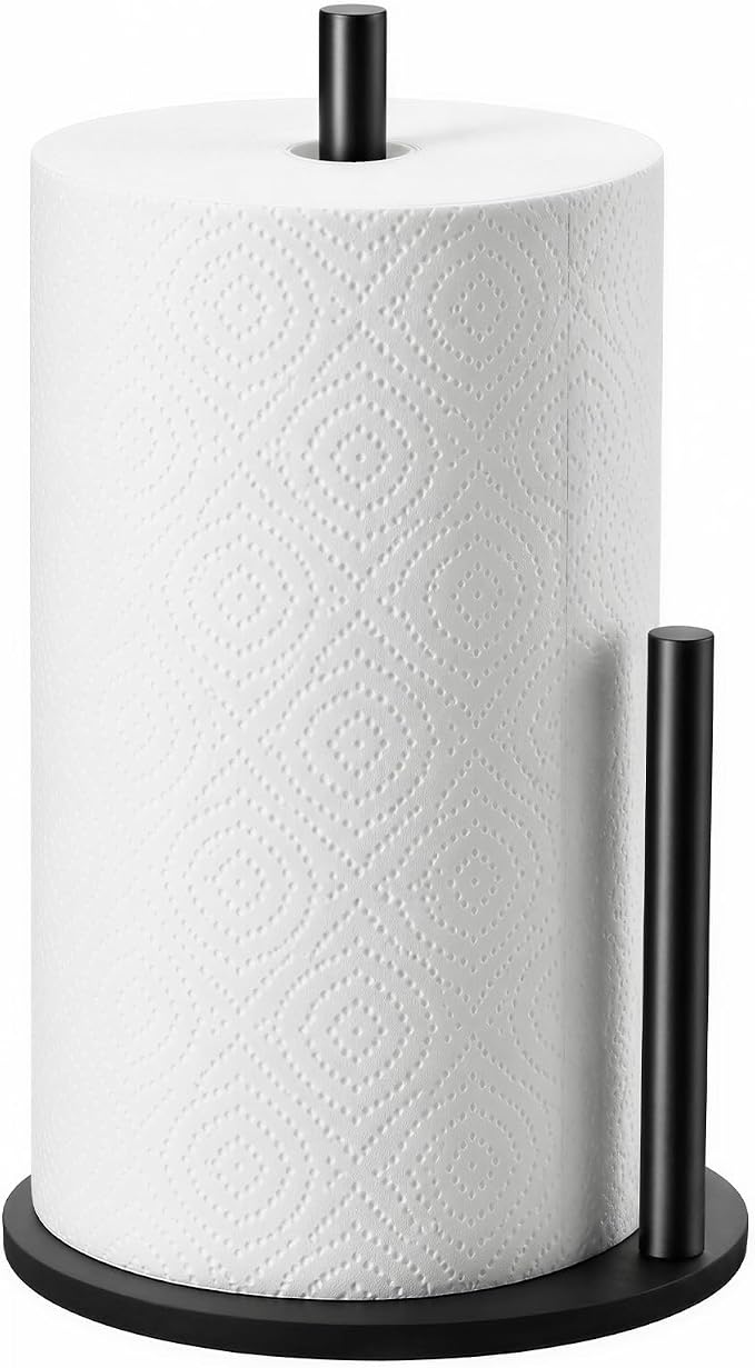 Paper Towel Holder Countertop, Weighted Base Stainless Steel by Unknown