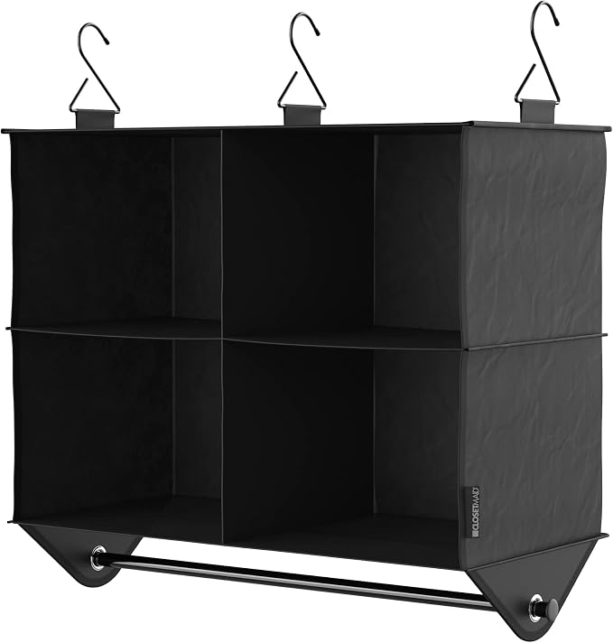 ClosetMaid 4-Shelf Fabric Hanging Closet Organizer - Image 2