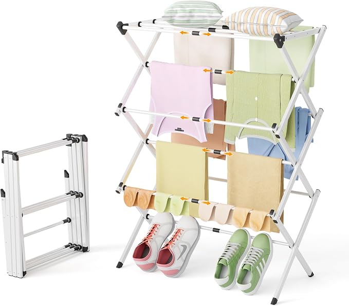 Foldable Clothes Drying Rack by CEHIFIA