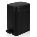 Small Bathroom Trash Can with Lid, 1.9 Gallon Slim Soft Close Step, Kitchen & by rejomiik