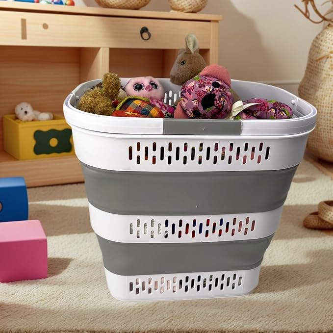 SAMMART 38L Collapsible Laundry Basket - Image 5