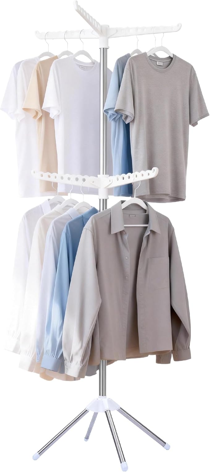 Beaudaily Clothes Drying Rack, Foldable 74.8-Inch Laundry Drying Rack, Indoor 2 by Unknown