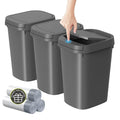 KSSKSS 3 Pack Bathroom Small Trash Can by ksskss