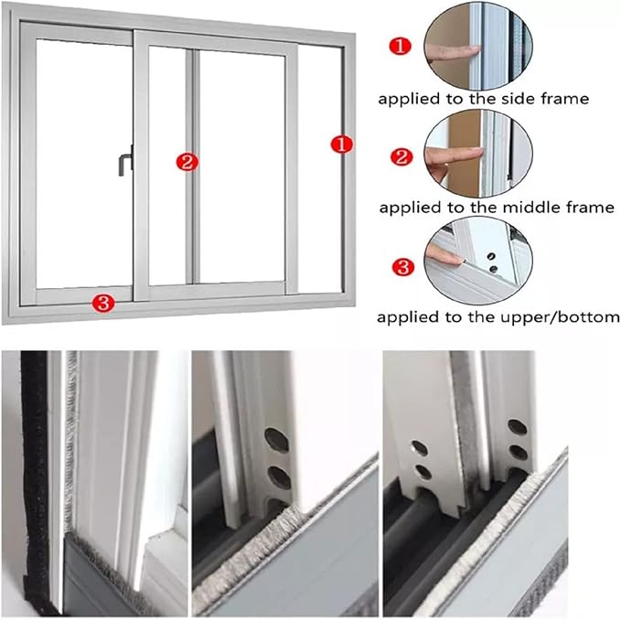 Weather Stripping Door Window Seal Strip 33 Ft, Selfadhesive Strong Adhesion - Image 7