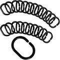 Plastic Shower Curtain Hooks C Shape Shower Curtain Rings by Careyoungs
