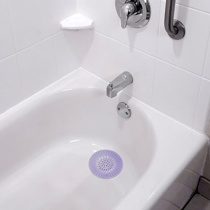 Gotega 5 Pack Bathroom Sink Drain Strainers, Hair Catcher - Image 8