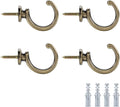 DeSS 4 Pack Curtain Holdbacks Curtain Tiebacks Hooks Wall Mounted Curtain Hooks by DeSS