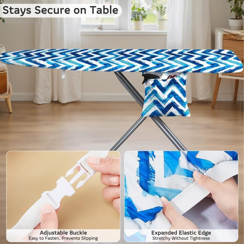 FIOBEE Ironing Board Cover and Pad Extra Thick Iron Board Pad - Image 5