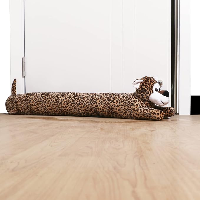 36 Inch Heavy Duty Under Door Draft Stopper, Cute Animals Shape Door & Window - Image 7