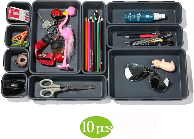 Interlocking Desk Drawer Organizer Separators - Image 6