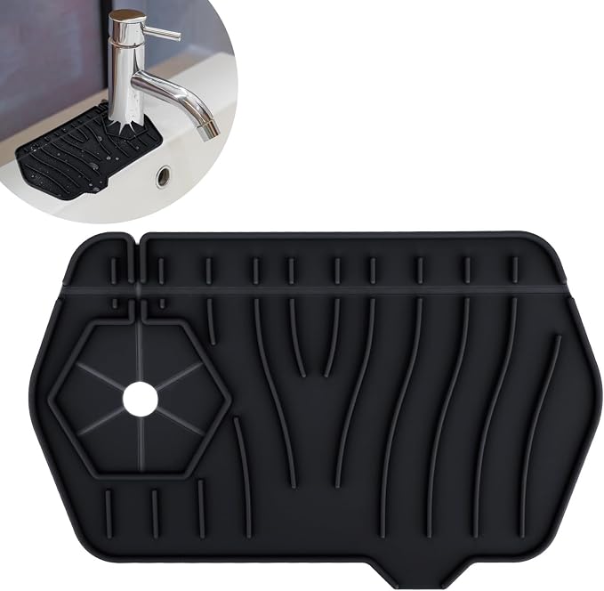 Silicone Sink Splash Guard Kitchen Splash Guard by Unknown