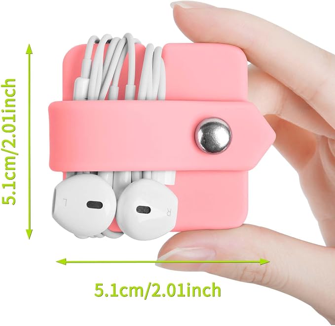 Cord Organizer Earbuds Holder Earphone Wrap Earphones Organizer Headset - Image 2