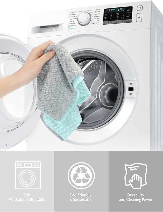 Fantasticlean Microfiber Cleaning Cloth Roll- 40 Sheets, Tear-away Microfiber - Image 7