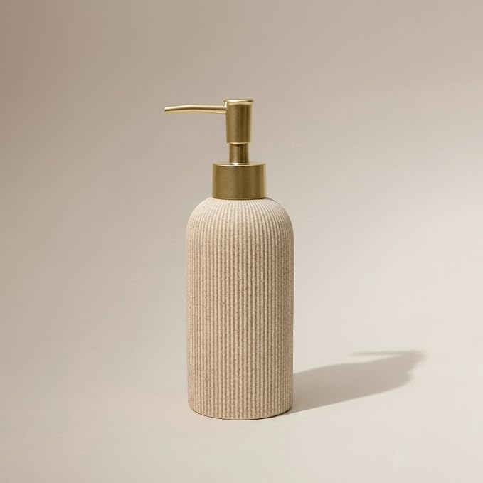 Sand Beige Hand Soap Dispenser - Image 4