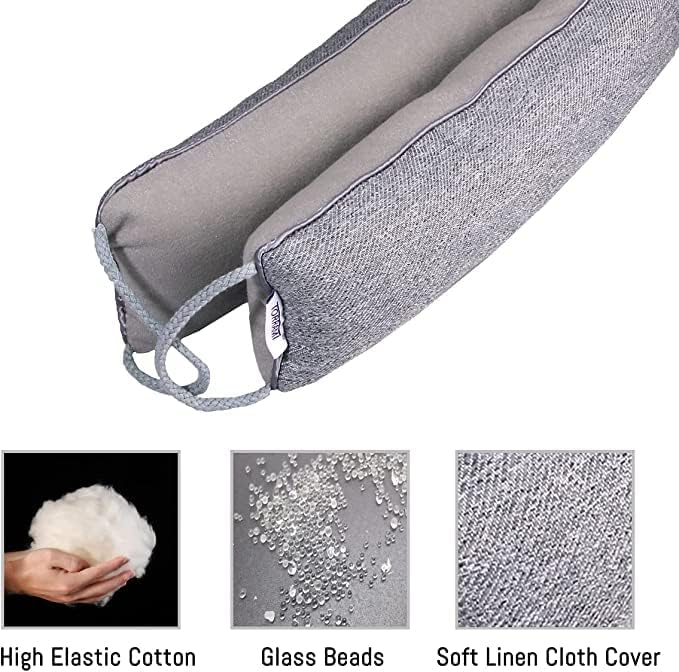 TORRAMI 38" Door Draft Stopper Under Bottom Insulation Noise Air Stopper 2.2LB - Image 2