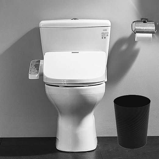 UUJOLY Plastic Small Bathroom Trash Can Wastebasket Garbage Can, Laundry Room - Image 6