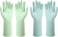 Dishwashing Rubber Gloves Reusable Kitchen Gloves 2Pairs Cleaning Gloves by Unknown