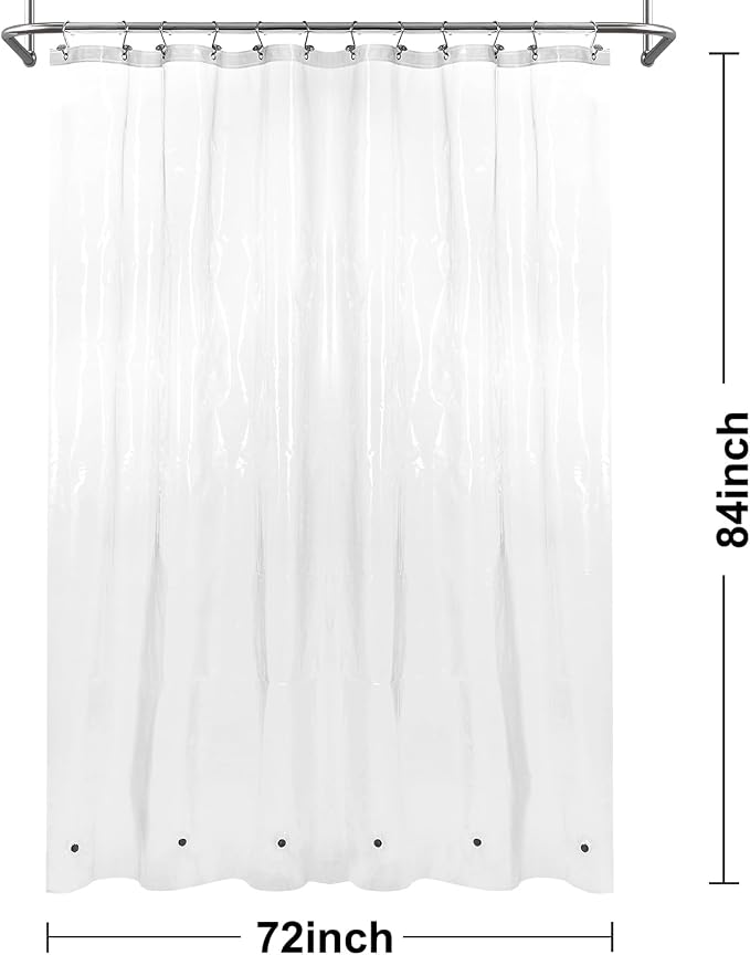 Barossa Design Extra Long Shower Curtain or Liner 84 Inch - Image 3