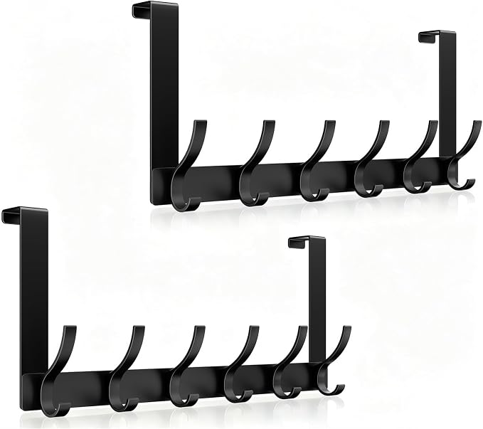 Optish Over The Door Hooks, Door Hanger Hooks by Optish