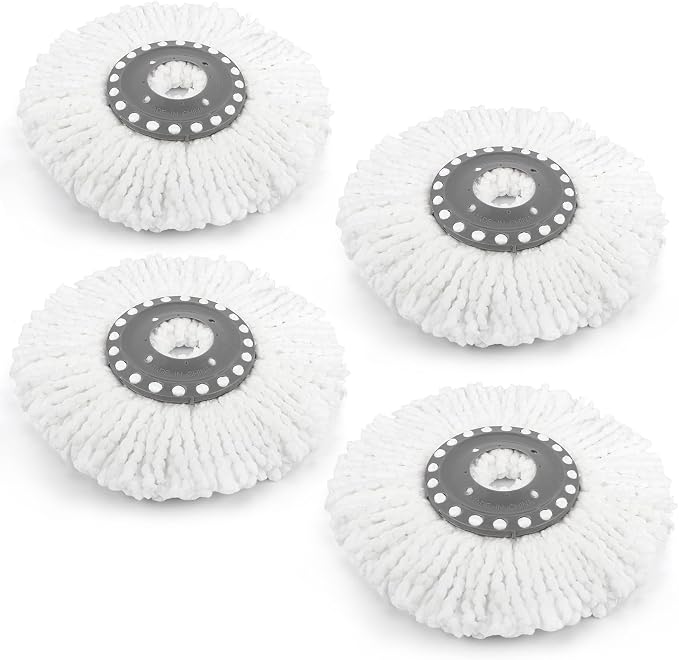 Round Spin Mop Replacement Heads by MXZONE