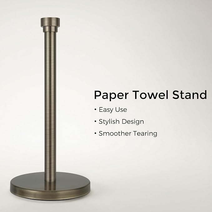 Paper Towel Holder Countertop, Freestanding Paper Towel Stand - Image 2