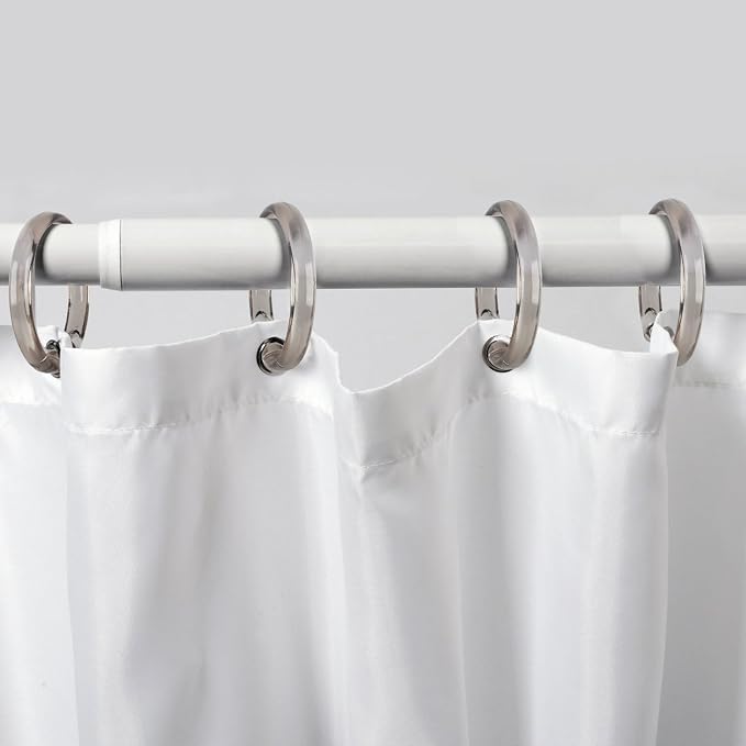 Light Taupe Shower Curtain Hooks - Image 7