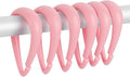 Top-spring Pink Shower Curtain Hooks 12Pcs Drop Shaped Hooks by Top-spring
