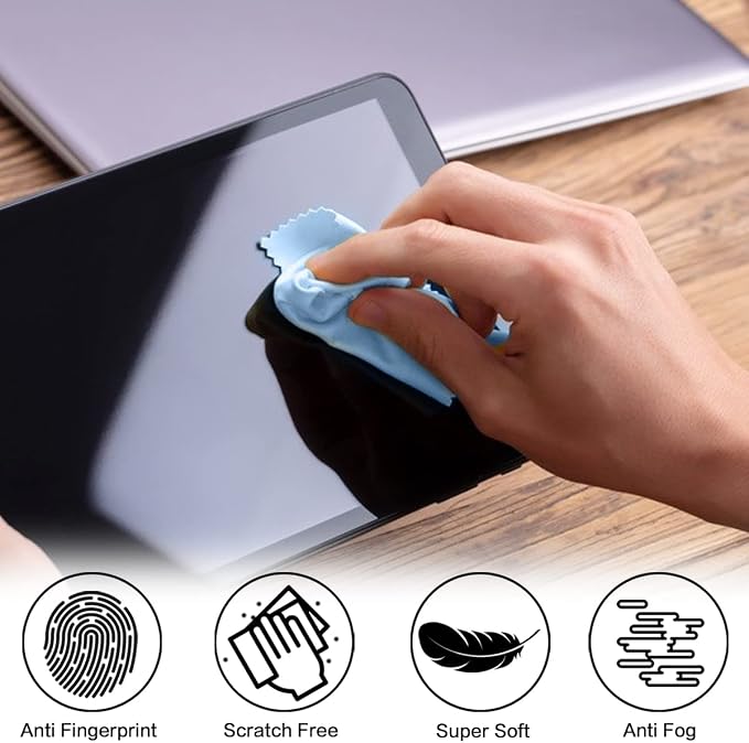 Eyeglass Cleaning Cloth Glasses Cleaner 12Pack Microfiber Lens Cleaner Eyewear - Image 5