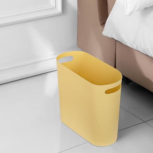 rejomiik Small Bathroom Trash Can, 3.5 Gallon Slim Garbage Can, Office and - Image 4