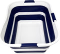 SAMMART 42 Collapsible Plastic Laundry Basket, Foldable Pop Up Storage by SAMMART