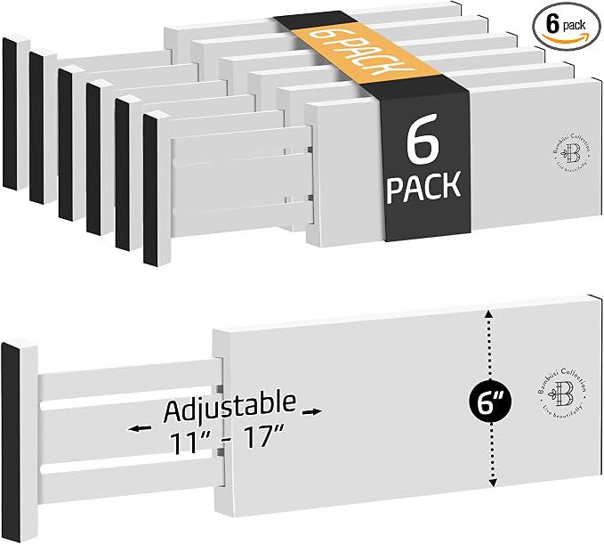 6-Pack Drawer Dividers by Bamb%C3%BCsi