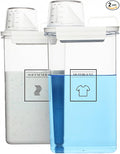 Laundry Detergent Dispenser, Liquid Laundry Container & Powder Soap Dispenser by Bronkeeper