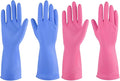 Rubber gloves dishwashing 2 or 4 Pairs by IUCGE
