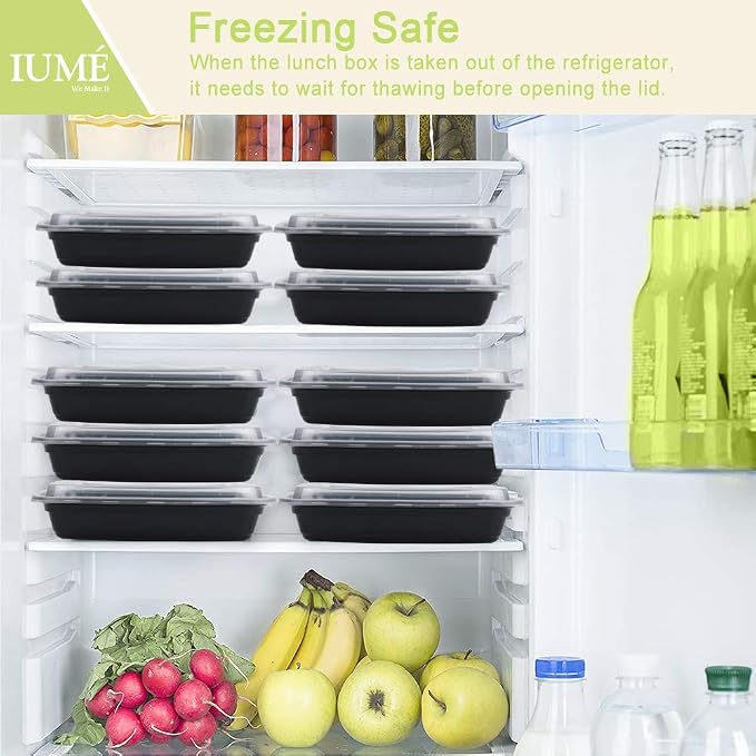 Reusable Food Meal Prep Containers - Image 3