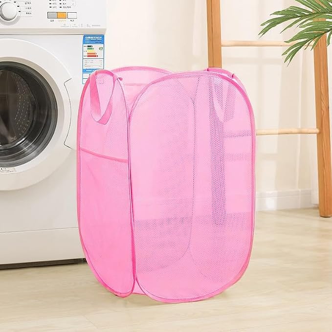 Pop Up Laundry Hamper Reinforced Collapsible Laundry Basket Foldable Clothes - Image 6